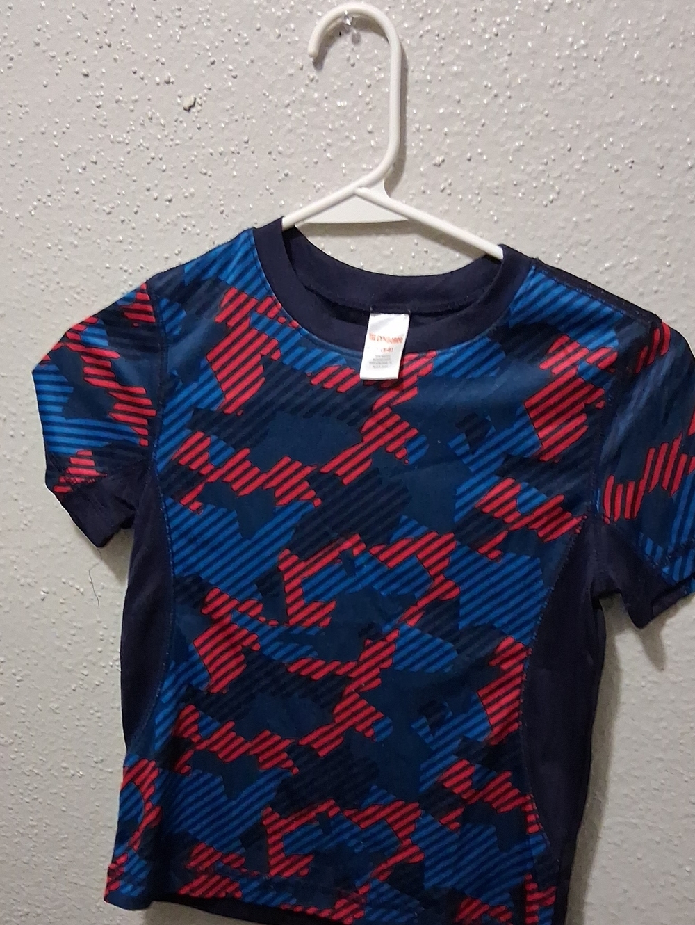 Gymboree Navy, Red & Blue Camo-Print Active Tee